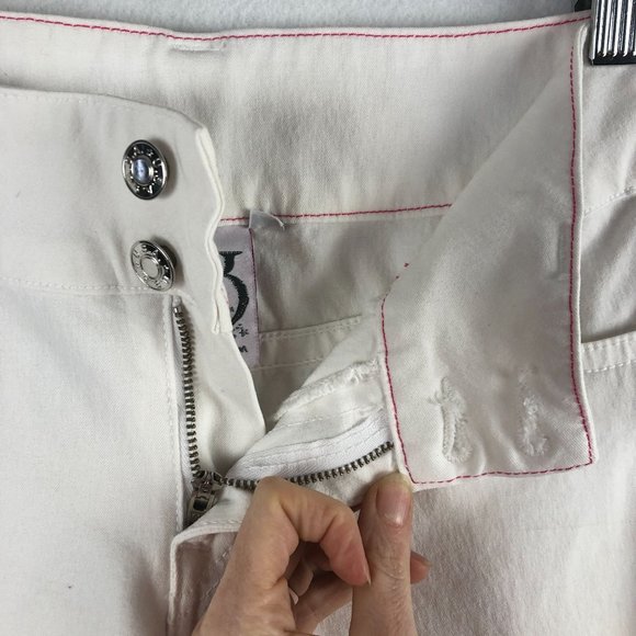 2KGrey Women's Size 26 White Full Seat Dressage Breeches *SLIM CALF* USA $159 - Picture 13 of 16